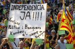 Warga Catalan Spanyol Tuntut Kemerdekaan