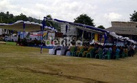 Lapangan tempat pembukaan Maluku Utara Expo.