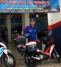 Di Lampung, ada 6 armada untuk konsumen TVS Motor. (dok TVS).