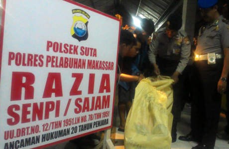 Antisipasi Teror, Polda Sulselbar Gelar Razia Serentak di Sejumlah Titik