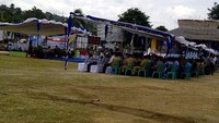 Lapangan tempat pembukaan Maluku Utara Expo.