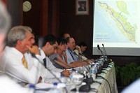 Pertemuan ini berlangsung di PLN Kantor Pusat, Jakarta. (Agus Trimukti/Humas PLN).