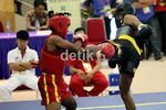 Laga Wushu Shansao Berlangsung Keras