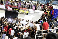 Sexy car wash ikut meramaikan suasana kontes. (dok HIN)