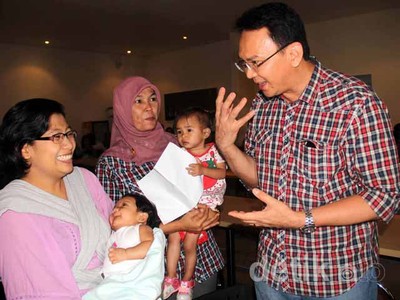Ahok Bincang ASI dengan Para Orang Tua