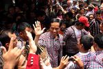 Jokowi Kampanye di Kampung Serdang