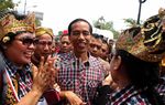 Jokowi Kampanye di Kampung Serdang