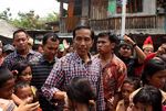 Jokowi Kampanye di Kampung Serdang