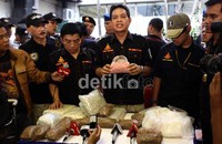 Ada 2 jenis ekstasi, yang merah 120 ribu butir. Ini kualitas bagus buatan Belanda, yang satu warna abu-abu ada 75 ribu butir, jelas Direktur Narkoba Polri Brigjen Pol Arman Depari dalam jumpa pers di Bandara Soekarno-Hatta, Tangerang, Sabtu (15/9/2012).