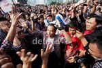 Jokowi Dielu-elukan Ribuan Warga Jakarta