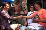 Jokowi Blusukan di Pasar Petak Sembilan