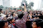 Jokowi Dielu-elukan Ribuan Warga Jakarta