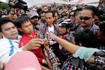 Jokowi Dielu-elukan Ribuan Warga Jakarta