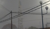Langit kota Ternate nampak temaram tertutup abu. Nurul Hidayati/detikcom