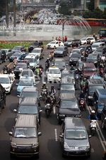 FPI ke Kedubes AS, Thamrin-Sudirman Macet