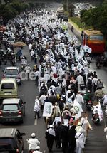 FPI ke Kedubes AS, Thamrin-Sudirman Macet
