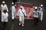 Massa FPI & FUI Long March ke Kedubes AS