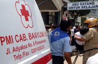 Simulasi bencana ini melibatkan PMI Banyumas dan Badan Penangulangan Bencana Daerah (BPBD) Banyumas.