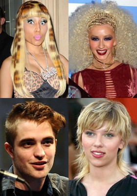 10 Selebriti dengan Gaya Rambut Terburuk (2)