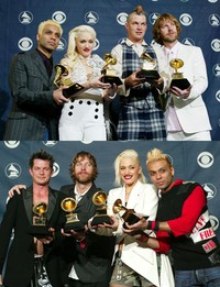 Tak hanya penghargaan dari MTV VMA, mereka juga mendapat penghargaan Grammy di tahun 2003 dan 2004. Frederick M. Brown/Getty Images.