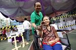 Penyandang Disabilitas Gunakan Hak Pilihnya