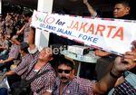 Pendukung Jokowi Ramai-ramai Cukur Kumis