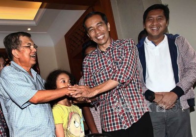 Usai Nemani Mega, Jokowi Temui JK