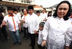 Nara Nyoblos Bareng Istri