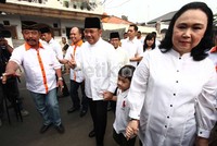 Nara tiba di TPS 029, Batu Ampar, Kramat Jati, Jaktim, sekitar pukul 08.35 WIB.