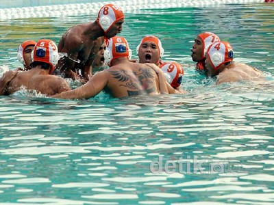 Polo Air DKI Jakarta Kawinkan Medali Emas