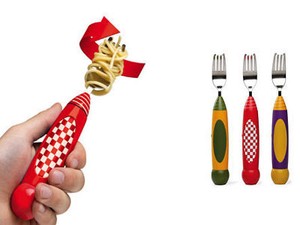 Dengan Twirling Spaghetti Fork, Menyuap Pasta Jadi Lebih Praktis