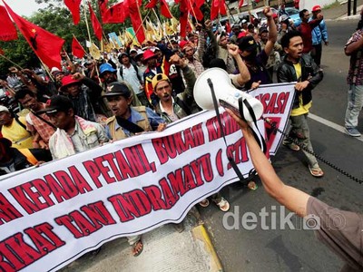 Ribuan Petani Tuntut Reforma Agraria