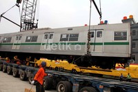 Gerbong bekas dari Jepang tersebut seharga Rp 900 juta per unit.