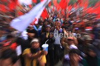 Aksi tersebut bertepatan dengan Hari Tani Nasional yang jatuh hari ini.