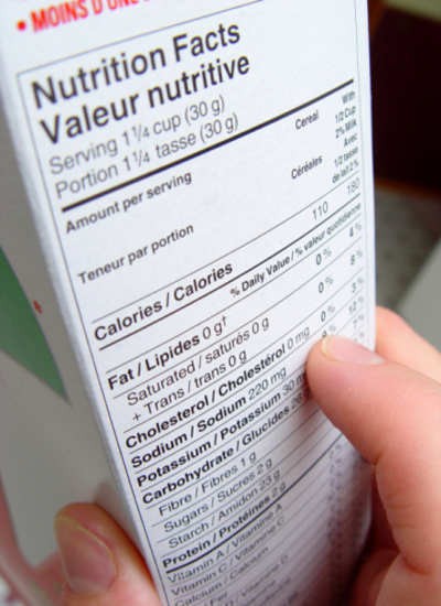 Label Makanan Bantu Penurunan Berat Badan