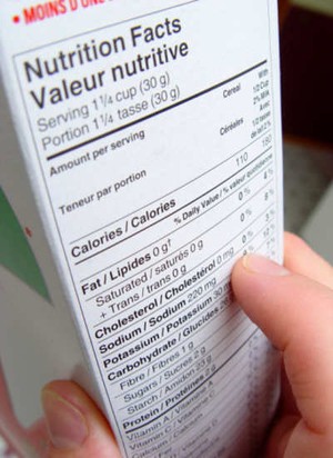 Label Makanan Bantu Penurunan Berat Badan