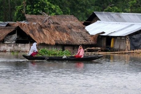 1,4 Juta Warga India Mengungsi karena Banjir