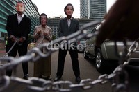 Aksi tersebut berlangsung damai.