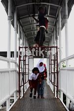 Sering Lepas, Atap JPO Diganti Alumunium