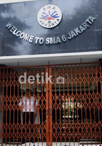 SMAN 6 juga meliburkan siswanya. Ramses/detikcom.