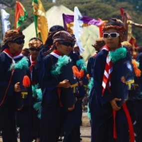 Kuda Lumping dan Senam Semaphore Warnai Peringatan Hari Pramuka