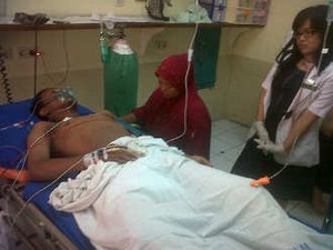 Sedang Kencing Dibacok Celurit, Siswa SMK Koma