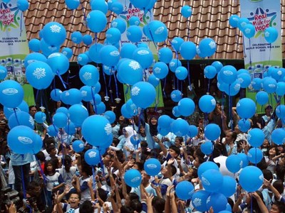 Pelepasan Balon Meriahkan WSMD 2012