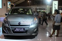 Ertiga Sporty dipamerkan di Indonesia International Motor Show (IIMS) 2012. Ketiga mobil dipajang hanya untuk tes pasar. Besar kemungkinan diproduksi massal jika banyak peminatnya.