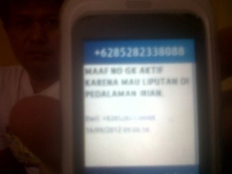 Ini SMS-SMS Lelaki yang Membawa Kabur Model Belia Asal Bogor 
