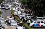 Jalan Ditutup Buruh, Rasuna Said Lumpuh