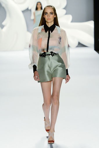 Carolina Herrera, Spring/Summer 2013. New York Fashion Week 2013. [Photo by Frazer Harrison/Getty Images for Mercedes-Benz Fashion Week]