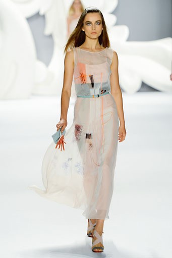 Carolina Herrera, Spring/Summer 2013. New York Fashion Week 2013. [Photo by Frazer Harrison/Getty Images for Mercedes-Benz Fashion Week]