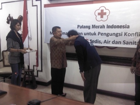 JK Lepas Relawan PMI ke Myanmar