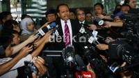 Menurut Juniver Girsang, (DS) belum bisa hadir karena ada masalah. Ramses/detikcom.